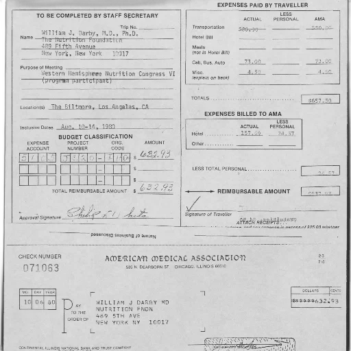 document, titled, expenses, paid transparent PNG cut-out