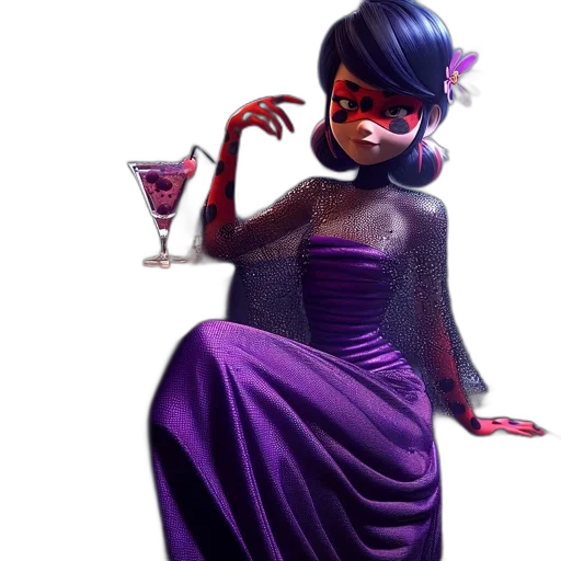dress, comic book art, concept art, fantasy art transparent PNG cut-out