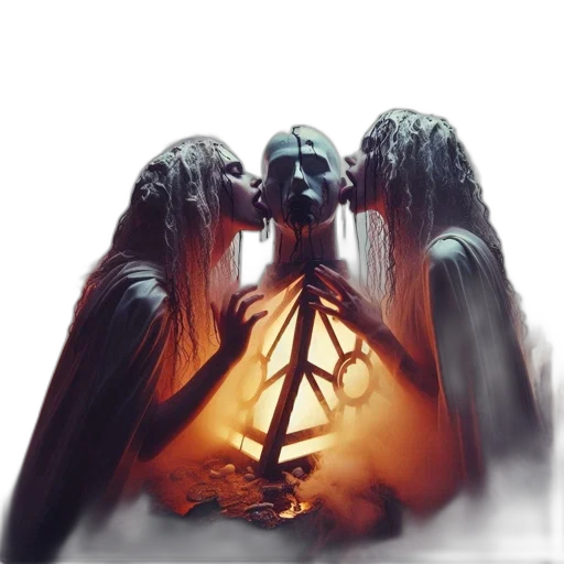 sword, weapon, dragon, staff transparent PNG cut-out