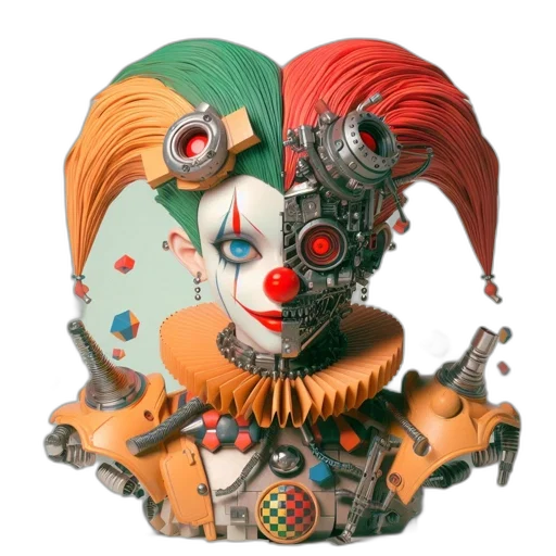 mask, face, robot, crown transparent PNG cut-out