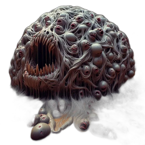 creature, mask, hair, hat transparent PNG cut-out