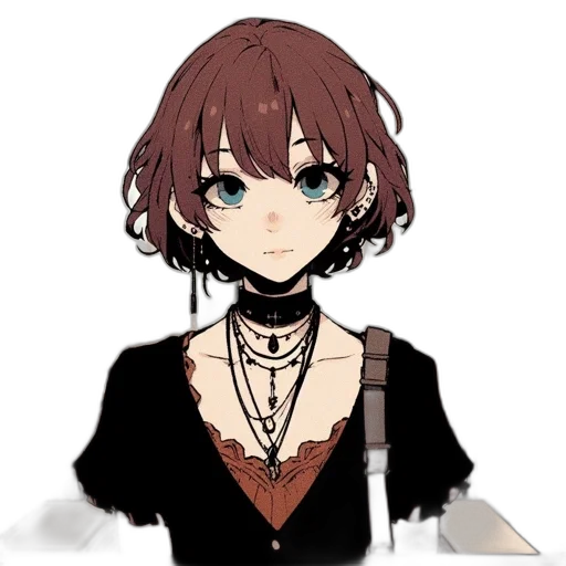staff, jewelry, dress, face transparent PNG cut-out