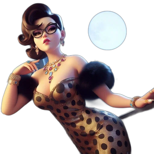 dress, concept art, comic book art, cartoon transparent PNG cut-out