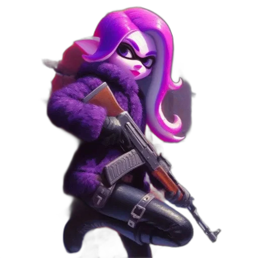 weapon, jacket, staff, animal transparent PNG cut-out