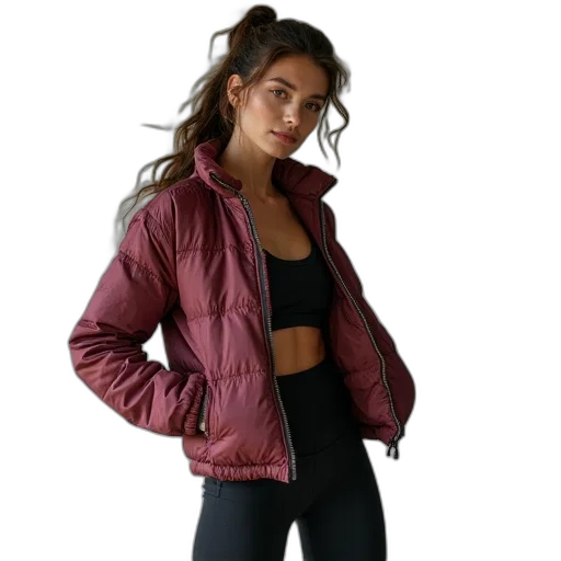 jacket, concept art, neon, dark transparent PNG cut-out