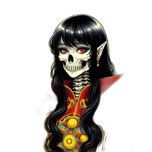 jewelry, staff, mask, fantasy art transparent PNG cut-out