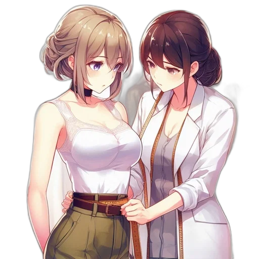 dress, staff, weapon, jacket transparent PNG cut-out