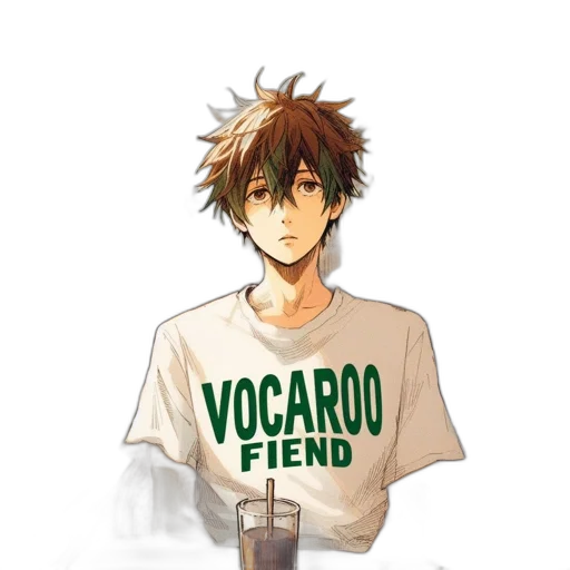 staff, food, pixel art, anime transparent PNG cut-out