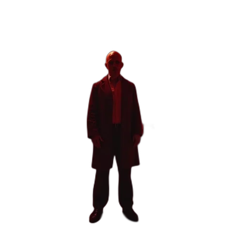 staff, jacket, robot, face transparent PNG cut-out