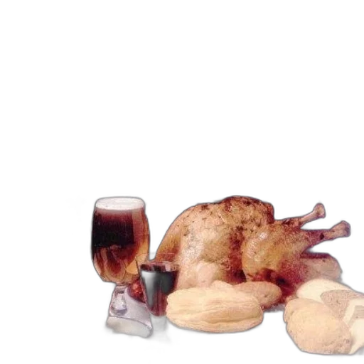 food, animal, photorealistic, 3d render transparent PNG cut-out