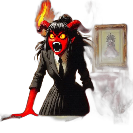 staff, mask, creature, concept art transparent PNG cut-out