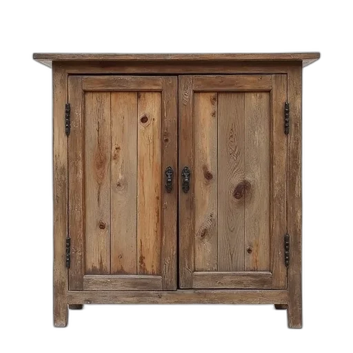 furniture, dress, 3d render, rustic transparent PNG cut-out