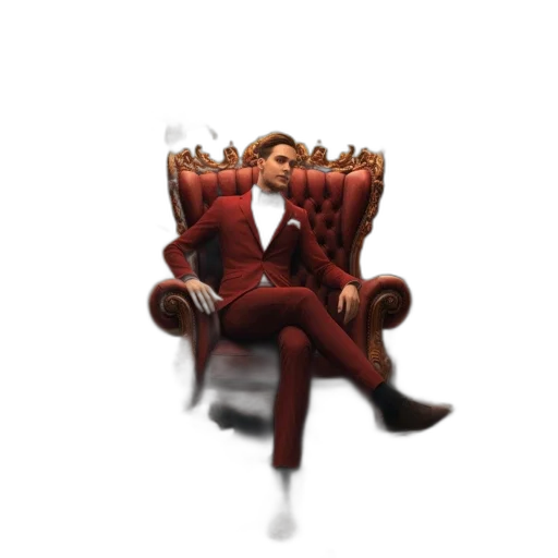 furniture, staff, jacket, 3d render transparent PNG cut-out