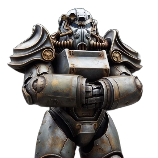 robot, weapon, concept art, 3d render transparent PNG cut-out