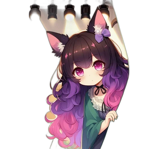 staff, hair, weapon, dragon transparent PNG cut-out
