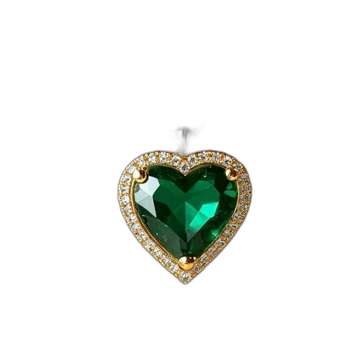 jewelry, crown, green, gold transparent PNG cut-out