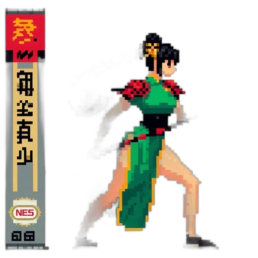 pixel art, concept art, cyberpunk, anime transparent PNG cut-out