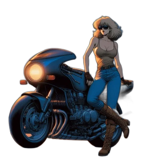 weapon, robot, jacket, car transparent PNG cut-out