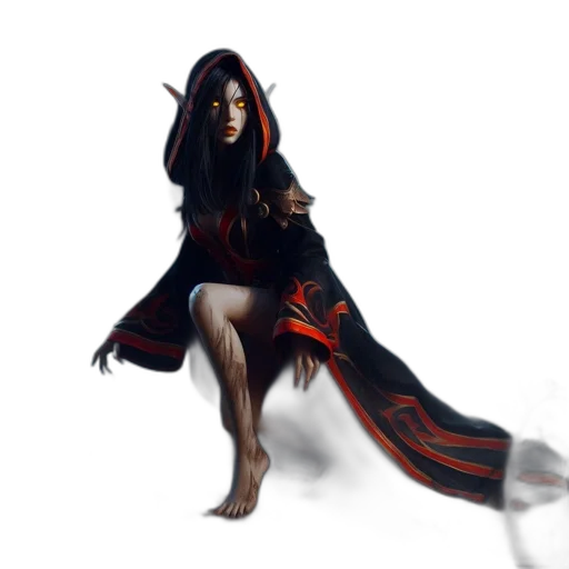dress, creature, staff, umbrella transparent PNG cut-out