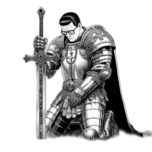sword, weapon, staff, fantasy art transparent PNG cut-out