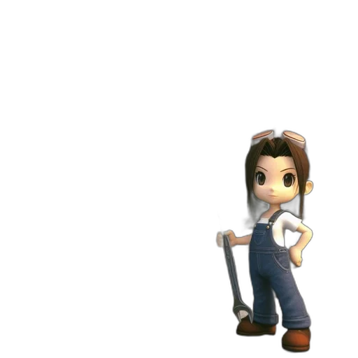 robot, staff, weapon, hair transparent PNG cut-out