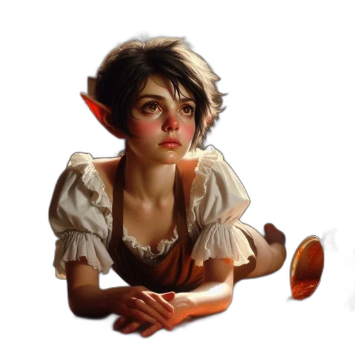 face, mask, creature, fantasy art transparent PNG cut-out