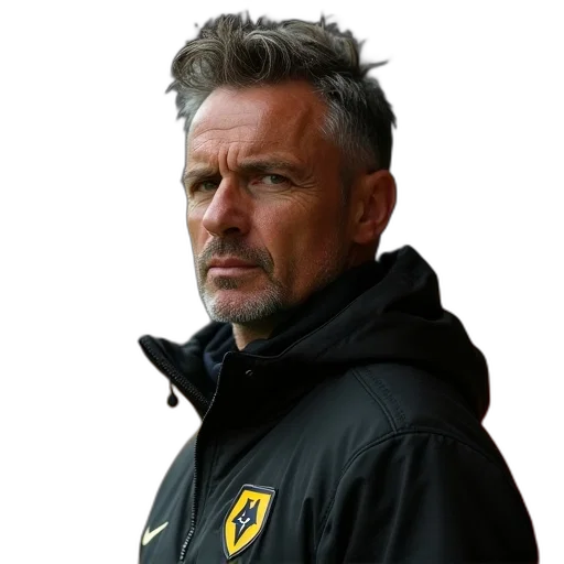 staff, jacket, manager, wolverhampton transparent PNG cut-out