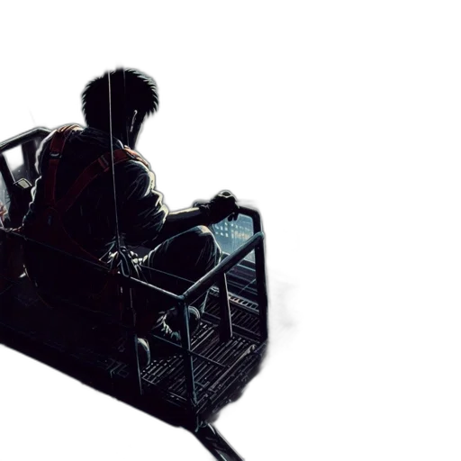 car, robot, jacket, weapon transparent PNG cut-out