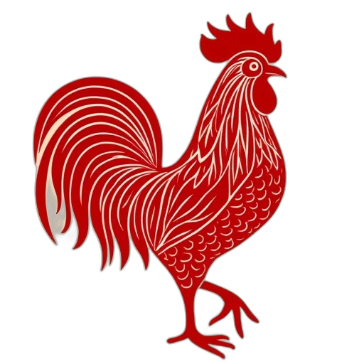 animal, food, rooster, design transparent PNG cut-out