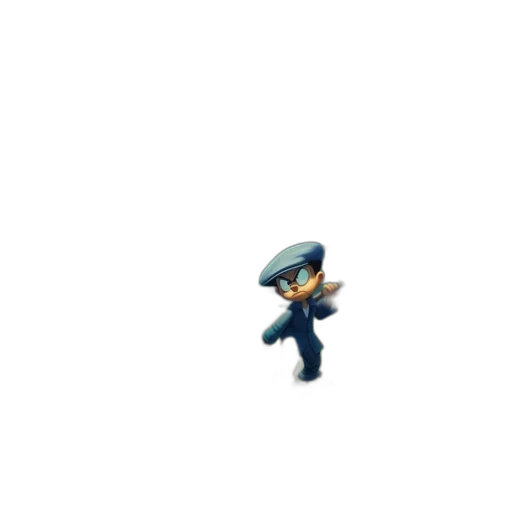 hat, staff, weapon, creature transparent PNG cut-out
