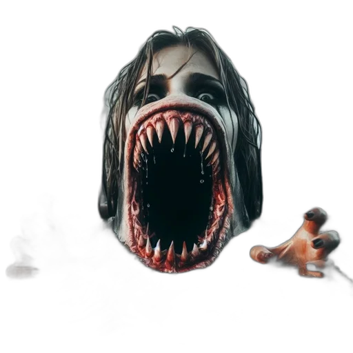creature, animal, mask, hair transparent PNG cut-out