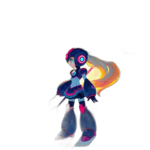 staff, robot, creature, dress transparent PNG cut-out
