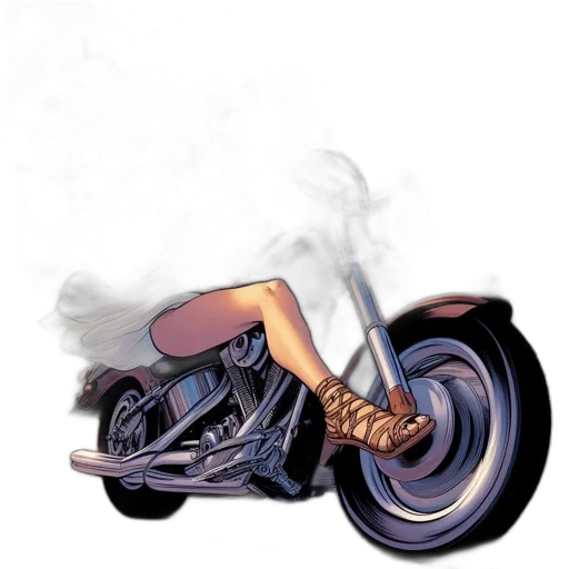 weapon, car, concept art, comic book art transparent PNG cut-out
