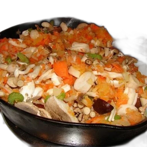 food, crown, skillet, filled transparent PNG cut-out