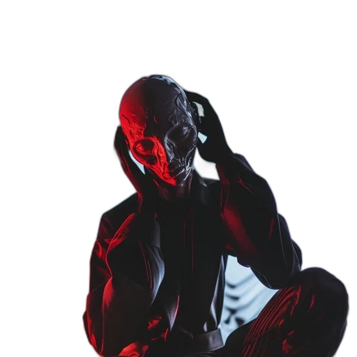 mask, creature, robot, jacket transparent PNG cut-out