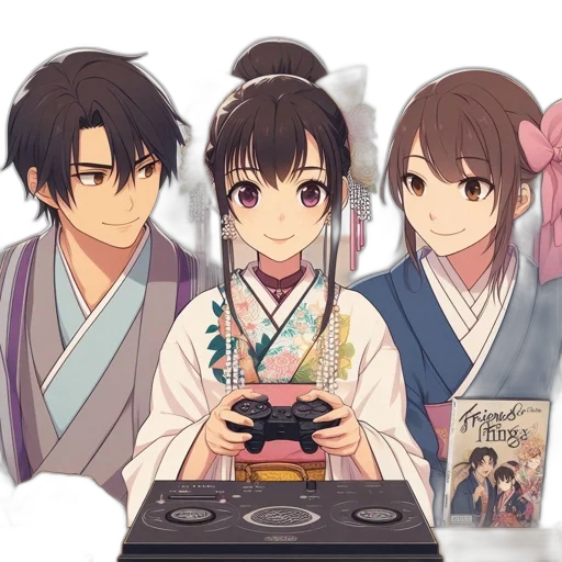 staff, anime, pixel art, concept art transparent PNG cut-out