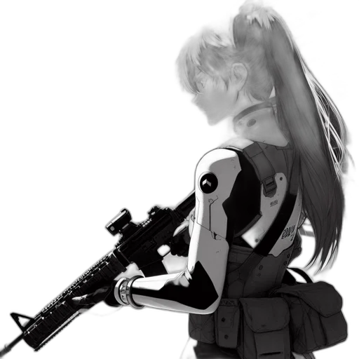 weapon, robot, concept art, anime transparent PNG cut-out