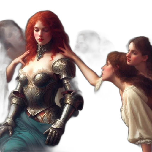 fantasy art, concept art, comic book art, photorealistic transparent PNG cut-out