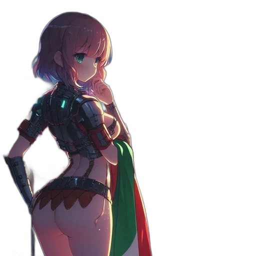 dress, weapon, sword, robot transparent PNG cut-out