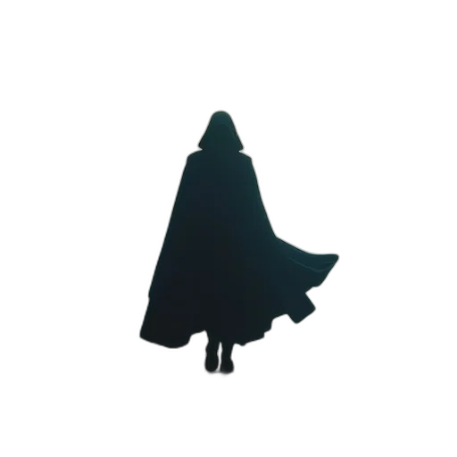 dress, jacket, umbrella, staff transparent PNG cut-out