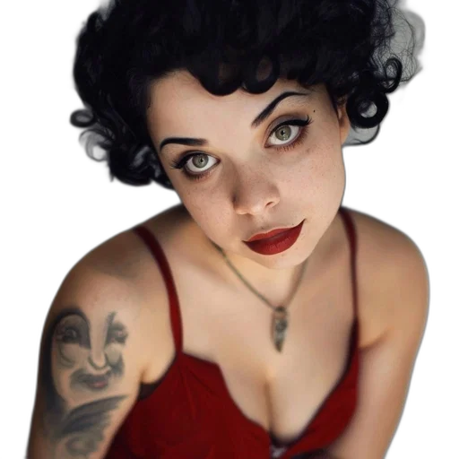 face, jewelry, dress, creature transparent PNG cut-out