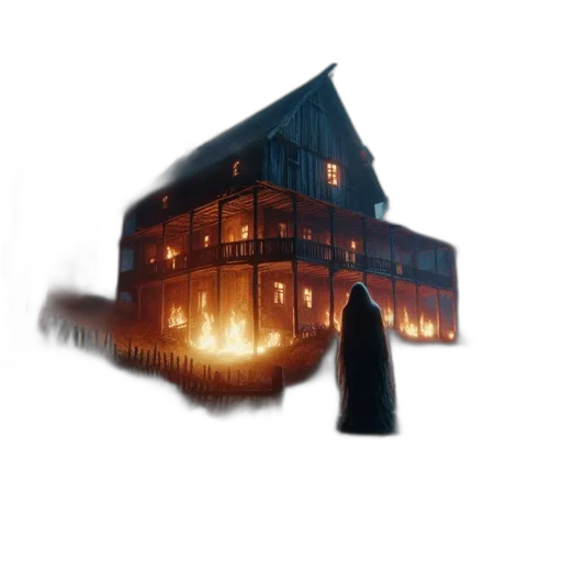 building, dress, mask, creature transparent PNG cut-out