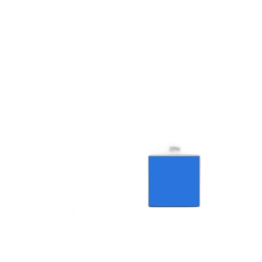 robot, pixel art, blue, monochrome transparent PNG cut-out