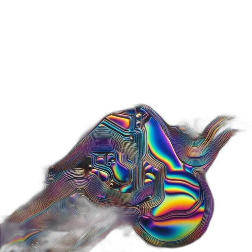 mask, dragon, hair, bottle transparent PNG cut-out