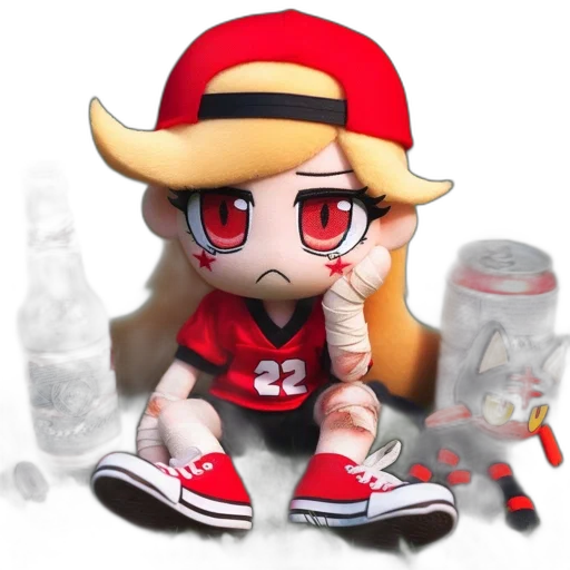 bottle, anime, pixel art, concept art transparent PNG cut-out