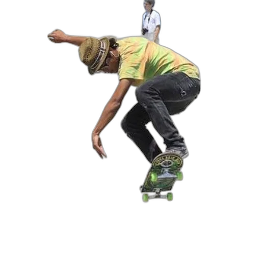 shoes, creature, staff, hat transparent PNG cut-out