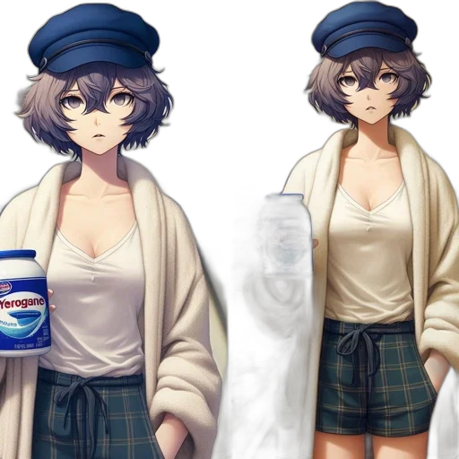 jacket, bottle, dress, hat transparent PNG cut-out