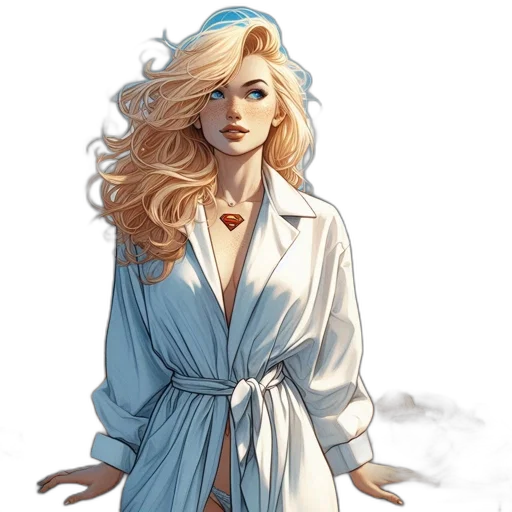 dress, fantasy art, concept art, comic book art transparent PNG cut-out