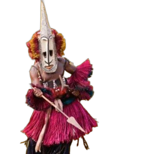 mask, staff, jewelry, creature transparent PNG cut-out