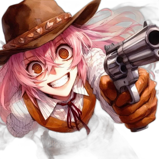 weapon, hat, animal, staff transparent PNG cut-out
